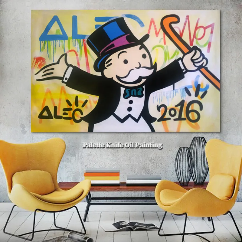 Alec Graffiti pop art painting street art urban art money art on canvas Wall pictures for living room Home Decor wall decor0033
Alec Graffiti pop art painting street art urban art money art on canvas Wall pictures for living room Home Decor wall decor0033