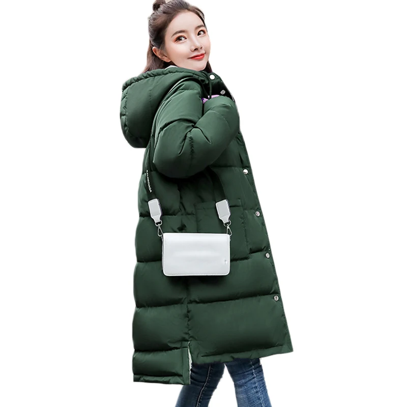 Parka Warm Women Long Outerwear Winter Hooded Jacket Double-sided wear Down Cotton Winter Female Jacket Casual Basic Coats AA949
Parka Warm Women Long Outerwear Winter Hooded Jacket Double-sided wear Down Cotton Winter Female Jacket Casual Basic Coats AA949