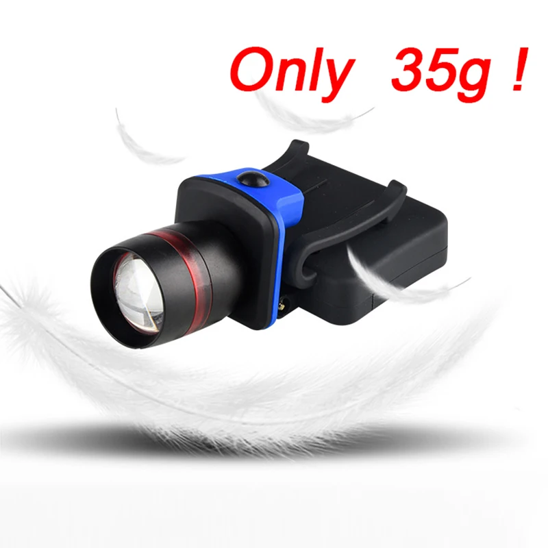 LED Headlamp Cap Light 90 Degree Rotatable Head Light Waterproof Clip-on Hat Light Frontal Lantern Zoomable Head Torch 3 Modes
LED Headlamp Cap Light 90 Degree Rotatable Head Light Waterproof Clip-on Hat Light Frontal Lantern Zoomable Head Torch 3 Modes