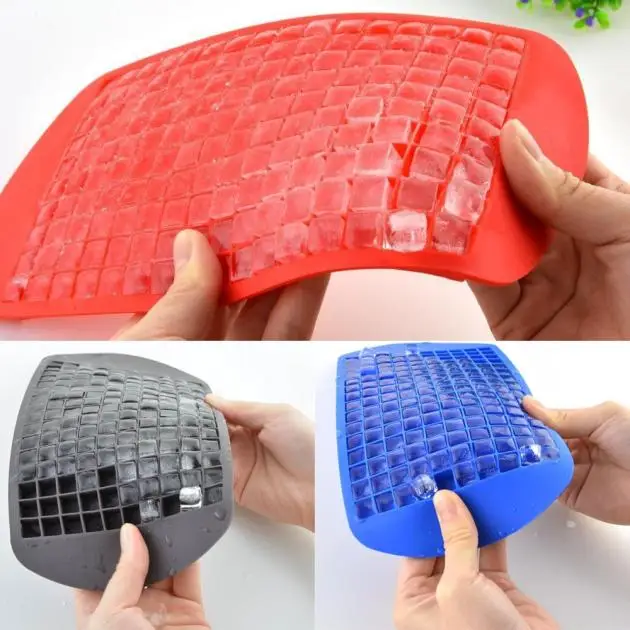 160 Grids Ice Cube Mold Silicone Mini Square Shape Ice Tray Bar Pudding Mould for Frozen Cube Container Kitchen Accessories
160 Grids Ice Cube Mold Silicone Mini Square Shape Ice Tray Bar Pudding Mould for Frozen Cube Container Kitchen Accessories