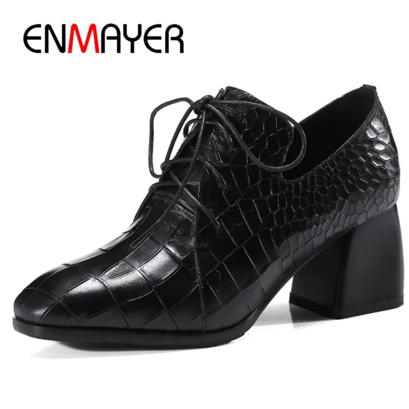 ENMAYER Round Toe Office Ladies Shoes Woman High Heels Cross-tied Square Lace-up Pumps Shoes
ENMAYER Round Toe Office Ladies Shoes Woman High Heels Cross-tied Square Lace-up Pumps Shoes