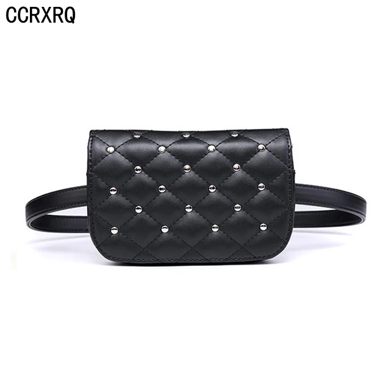 CCRXRQ Black Belt Bags Fashion Solid Leather Waist Bag For Women Convenient Fanny Pack Female Bolosa Lady Mobile Phone Belt Pack
CCRXRQ Black Belt Bags Fashion Solid Leather Waist Bag For Women Convenient Fanny Pack Female Bolosa Lady Mobile Phone Belt Pack