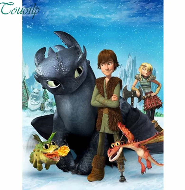 Touoilp Diamond Embroidery Cross Stitch 5D Square Diy Diamond Painting How to train your dragon 2 Movie poster Mosaic Wall Decor
Touoilp Diamond Embroidery Cross Stitch 5D Square Diy Diamond Painting How to train your dragon 2 Movie poster Mosaic Wall Decor