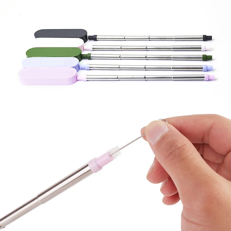 Foldable Drinking Straw Collapsible Reusable Straw with Cleaning Brush Carry Case Travel Household Home Kitchen Bar Accessories
Foldable Drinking Straw Collapsible Reusable Straw with Cleaning Brush Carry Case Travel Household Home Kitchen Bar Accessories