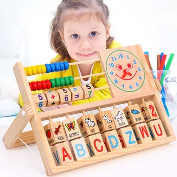 Wooden Math Number Teaching Tool Abacus Calculation Educational Learning Toy Kids Block Toys Puzzle for Children
Wooden Math Number Teaching Tool Abacus Calculation Educational Learning Toy Kids Block Toys Puzzle for Children