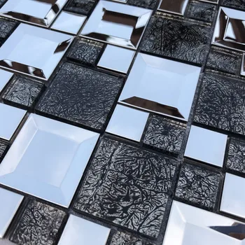Square concave metal black foil glass mosaic tile for workroom business place cafe kitchen column pillar fireplace wall sticker
Square concave metal black foil glass mosaic tile for workroom business place cafe kitchen column pillar fireplace wall sticker