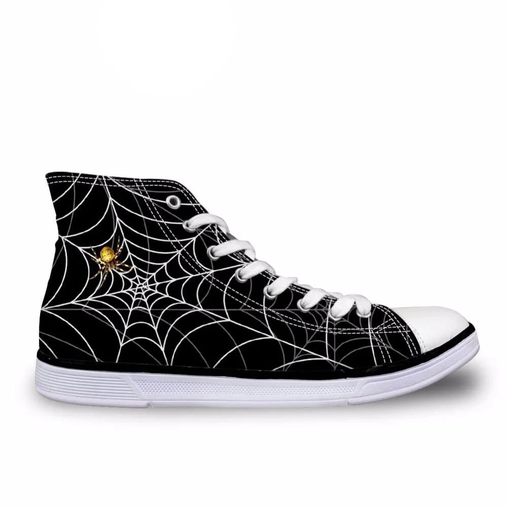 Customized Black Women Casual Canvas Shoes Vintage High Top Female Lace-up Vulcanize Shoes Spiderweb Pattern Women's Flats 2019
Customized Black Women Casual Canvas Shoes Vintage High Top Female Lace-up Vulcanize Shoes Spiderweb Pattern Women's Flats 2019