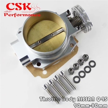 Universal Throttle Body Intake Q45 90MM - 80MM Fits For NISSAN RB25DET RB26DET RB20 GTS SILVER
Universal Throttle Body Intake Q45 90MM - 80MM Fits For NISSAN RB25DET RB26DET RB20 GTS SILVER
