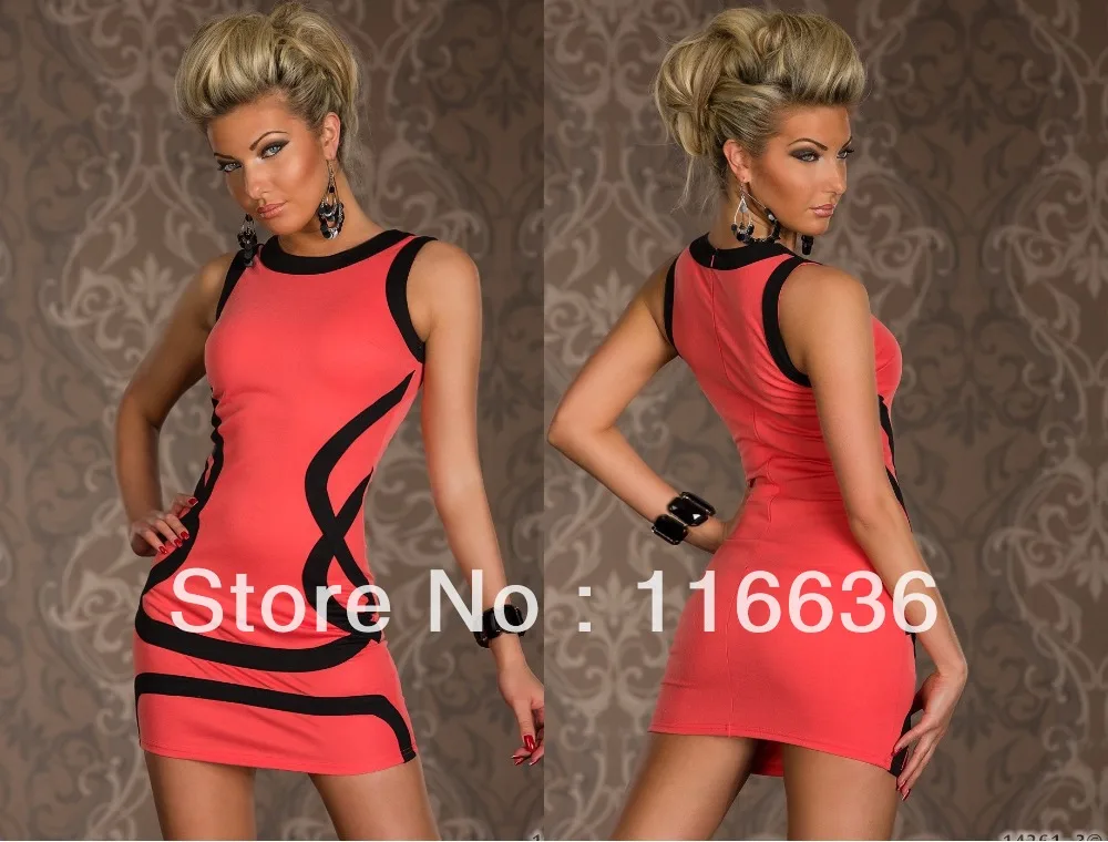 Women Fashion Sexy Hit Color Dress Patchwork Clubwear Back Zipper Dresses vestidos de fiesta bodycon dress item
Women Fashion Sexy Hit Color Dress Patchwork Clubwear Back Zipper Dresses vestidos de fiesta bodycon dress item