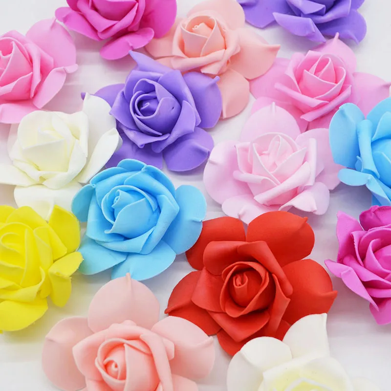 100pcs/Lot Artificial 8cm PE Foam Rose Flower Heads DIY Valentine's day Fake Flower Decor Wedding Bouquet Party Car Decorative8Z
100pcs/Lot Artificial 8cm PE Foam Rose Flower Heads DIY Valentine's day Fake Flower Decor Wedding Bouquet Party Car Decorative8Z