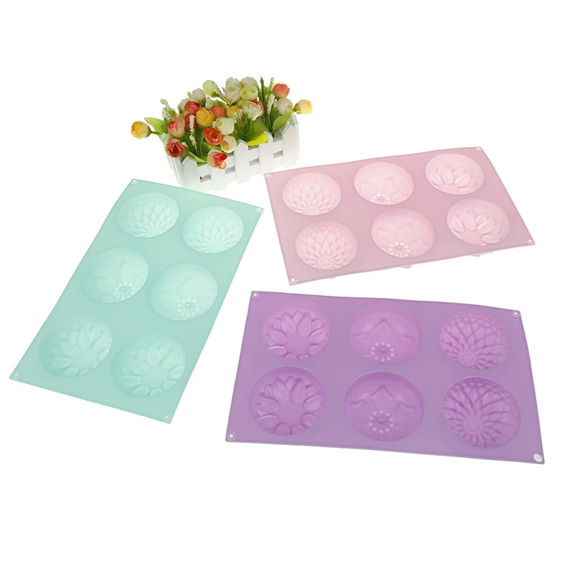 1PCS Rectangular Handmade Flower Pattern DIY Mould Accessory Fashion Silicone Soap Mold 6-hole Soap Making
1PCS Rectangular Handmade Flower Pattern DIY Mould Accessory Fashion Silicone Soap Mold 6-hole Soap Making