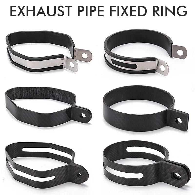 Motorcycle Exhaust Pipe Muffler Escape SC Moto Carbon Fiber Holder Clamp Fixed Ring Support Bracket Universal 90-140mm
Motorcycle Exhaust Pipe Muffler Escape SC Moto Carbon Fiber Holder Clamp Fixed Ring Support Bracket Universal 90-140mm