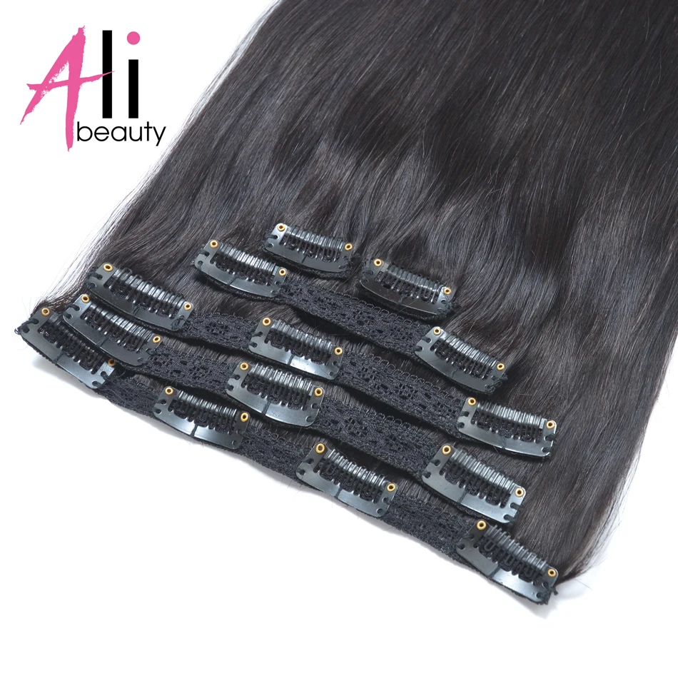ALI BEAUTY 100% Machine Made Remy Hair Indian Straight hair Clip In Human Hair Extensions 70g/set 6pieces/set
ALI BEAUTY 100% Machine Made Remy Hair Indian Straight hair Clip In Human Hair Extensions 70g/set 6pieces/set
