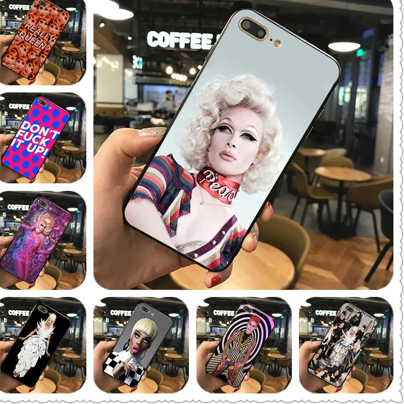 RuPaul's Drag Race чехол для телефона iphone 6 5s X 7 8 Plus черный силиконовый Samsung s5 s7 edge s8 s9 plus |