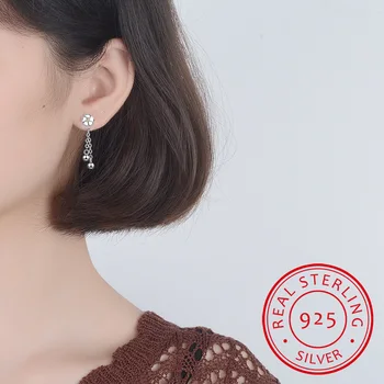 Korean Style Temperament Fashion 925 Sterling Silver Jewelry Cherry Flowers Blossom Long Tassel Female Beads Earrings Se478
Korean Style Temperament Fashion 925 Sterling Silver Jewelry Cherry Flowers Blossom Long Tassel Female Beads Earrings Se478