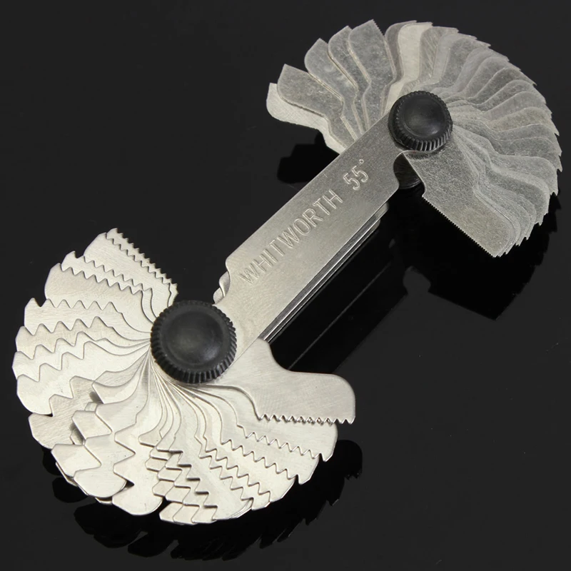 2017 52Pcs Steel Thread Measuring Gage Metric Whitworth Screw Pitch Gauge 60 Degree JUN21
2017 52Pcs Steel Thread Measuring Gage Metric Whitworth Screw Pitch Gauge 60 Degree JUN21