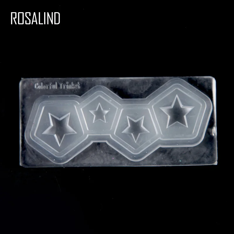 ROSALIND 1 шт. красивые трафареты для дизайна ногтей 10 видов конструкций прочная 3D