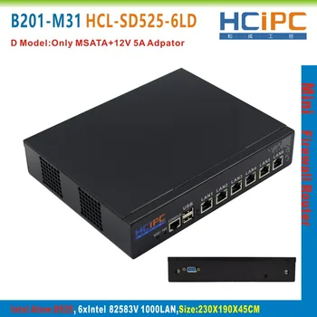 HCiPC B201-M31 HCL-SD525-6LD, Atom D525 82583V 6LAN Mini Firewall Barebone,6LAN Mini Router,Mini PC,4LAN Motherboard
HCiPC B201-M31 HCL-SD525-6LD, Atom D525 82583V 6LAN Mini Firewall Barebone,6LAN Mini Router,Mini PC,4LAN Motherboard