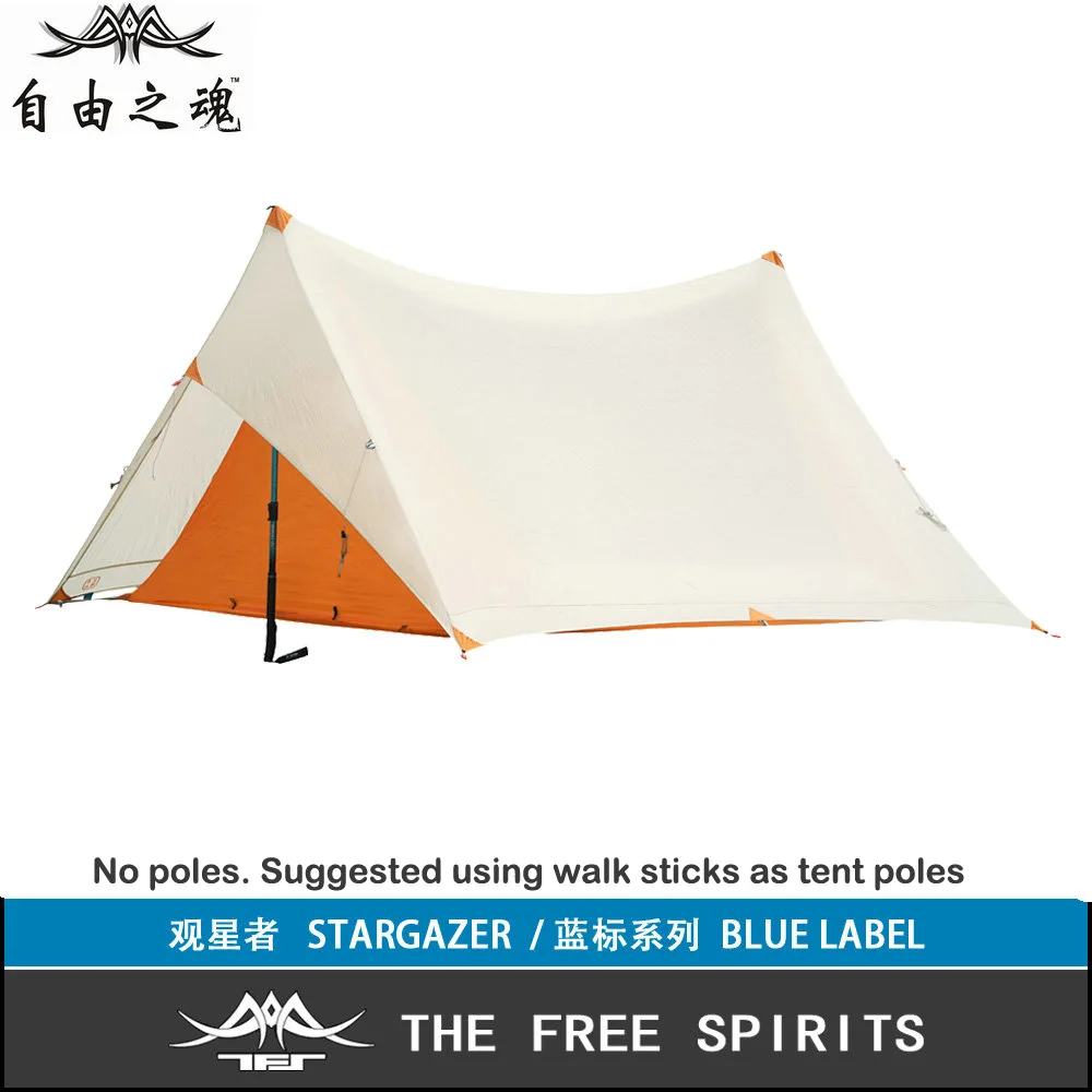 The Free Spirits TFS STARGAZER light Tent 2-sided silicon Coating 2-person 4-Season Waterproof Camping Blue Label No Poles
The Free Spirits TFS STARGAZER light Tent 2-sided silicon Coating 2-person 4-Season Waterproof Camping Blue Label No Poles