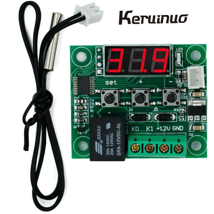 1pcs/Lot W1209 DC 12V heat cool temp thermostat temperature control switch temperature controller thermometer thermo controller
1pcs/Lot W1209 DC 12V heat cool temp thermostat temperature control switch temperature controller thermometer thermo controller