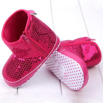 New Infant Kids Baby Girl Sequins High Boots Soft Bottom Anti-slip Walking Shoes Hot
New Infant Kids Baby Girl Sequins High Boots Soft Bottom Anti-slip Walking Shoes Hot