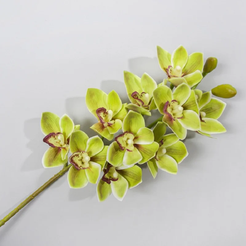 Орхидеи с натуральным прикосновением 3D искусственные орхидеи bmbidium Орхидея из
