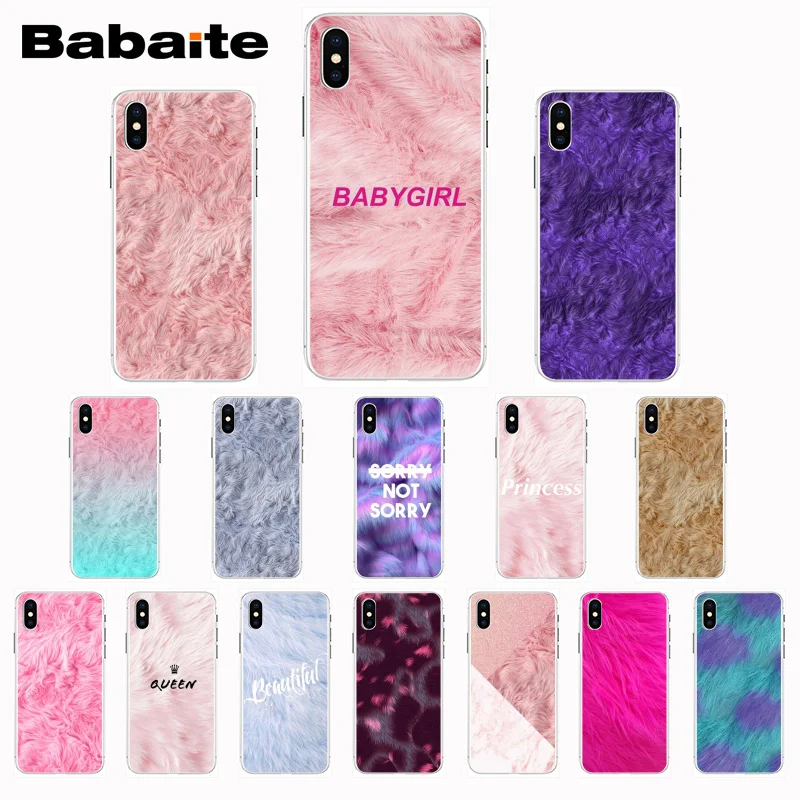 Babaite Pink fur pattern DIY Painted Beautiful Phone Accessories Case for iPhone 8 7 6 6S Plus X Xs Xr XsMax 5 5s SE 5c Coque
Babaite Pink fur pattern DIY Painted Beautiful Phone Accessories Case for iPhone 8 7 6 6S Plus X Xs Xr XsMax 5 5s SE 5c Coque