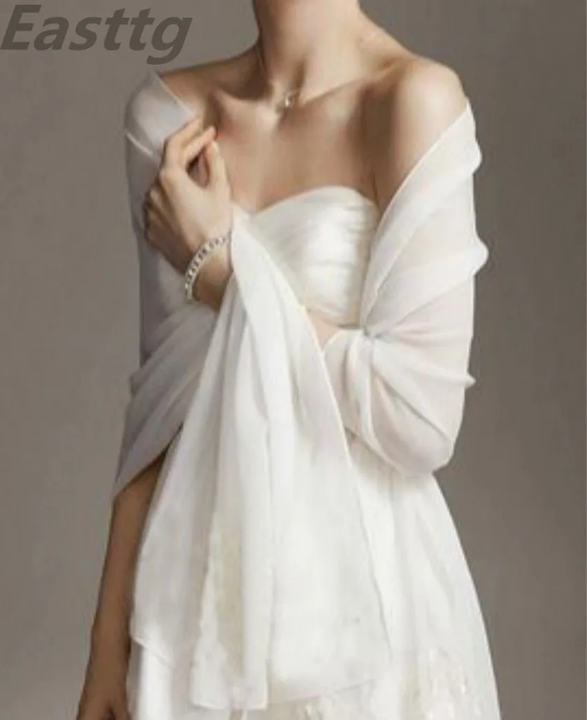 Easttg 200cm*75cm Woman Wedding Wraps Bolero Bridal Party Chiffon Jacket Shrug For Custom-made Color
Easttg 200cm*75cm Woman Wedding Wraps Bolero Bridal Party Chiffon Jacket Shrug For Custom-made Color
