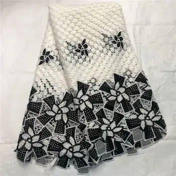 White African Lace Fabric 2019 High Quality Black French Nigerian Net Lace Fabric With Rhinestones Apply to Party Wedding Dress
White African Lace Fabric 2019 High Quality Black French Nigerian Net Lace Fabric With Rhinestones Apply to Party Wedding Dress
