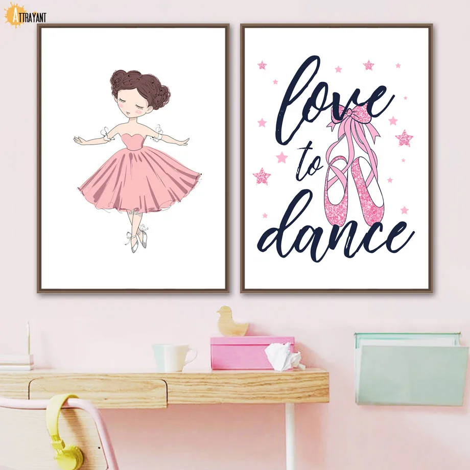 Cartoon Ballet Dance Dancer Wall Art Canvas Painting Nordic Posters And Prints Wall Pictures For Bedroom Baby Girl Room Decor
Cartoon Ballet Dance Dancer Wall Art Canvas Painting Nordic Posters And Prints Wall Pictures For Bedroom Baby Girl Room Decor