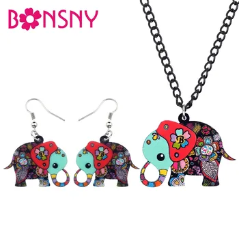 Bonsny Statement Acrylic Cartoon Jungle Elephant Earrings Necklace Jewelry Sets For Women Girls Teen Kid Animal Gift Accessories
Bonsny Statement Acrylic Cartoon Jungle Elephant Earrings Necklace Jewelry Sets For Women Girls Teen Kid Animal Gift Accessories