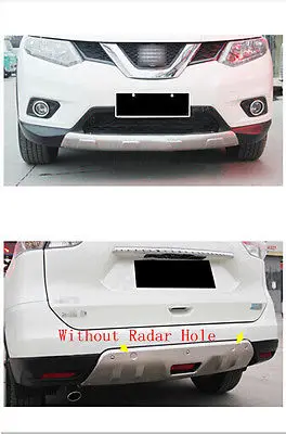 Front + Rear Bumper Protector Skid Plate For Nissan Rogue X-Trail T32 2014-2016
Front + Rear Bumper Protector Skid Plate For Nissan Rogue X-Trail T32 2014-2016