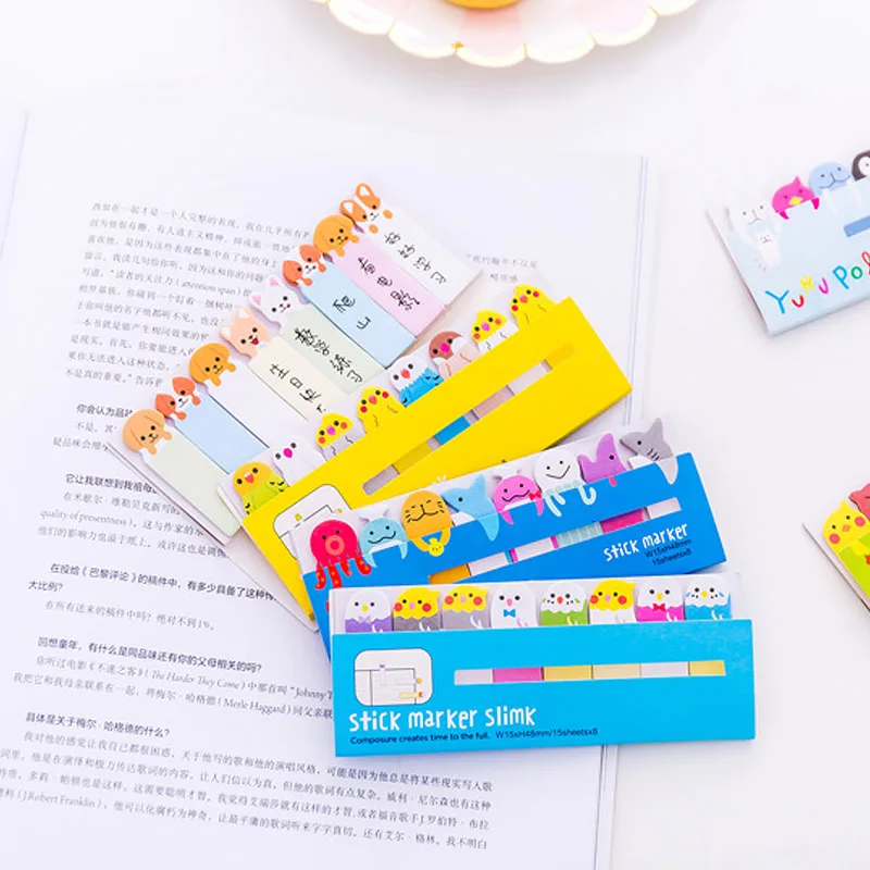 Mini Pocket Cute Animal Cat Dog Panda Sticky Notes Post-It Memo Pad School Bookmarks Stationery Office Stickers Supplies
Mini Pocket Cute Animal Cat Dog Panda Sticky Notes Post-It Memo Pad School Bookmarks Stationery Office Stickers Supplies