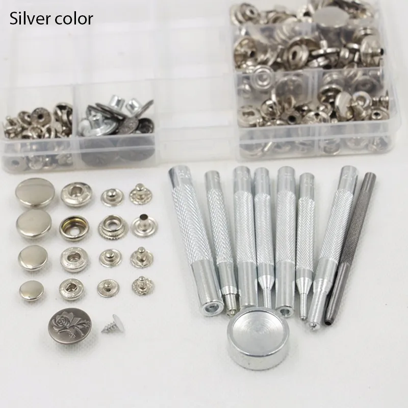 Prajna 50 Set Metal Buttons Tool Button For Clothing DIY Jeans Accessory Home Sewing Crafts And Scrap-booking Snap Metal Buckle
Prajna 50 Set Metal Buttons Tool Button For Clothing DIY Jeans Accessory Home Sewing Crafts And Scrap-booking Snap Metal Buckle