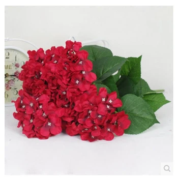 (2 pcs/lot) Wedding Bridal Party Home Decor Hydrangea Bouquet Artificial Silk Flores Folha
(2 pcs/lot) Wedding Bridal Party Home Decor Hydrangea Bouquet Artificial Silk Flores Folha