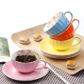 Creative Color Printed Bone China Pumpkin Coffee Cup Saucer Phnom Penh Embossed Ceramic Water Coffee MilkCup for Bar Cafe Gift
Creative Color Printed Bone China Pumpkin Coffee Cup Saucer Phnom Penh Embossed Ceramic Water Coffee MilkCup for Bar Cafe Gift