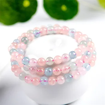Genuine 6mm Colorful Gems Natural Morganite Bracelets For Women Lady Stretch Clear Round 108 Beads Bracelet Drop Shipping
Genuine 6mm Colorful Gems Natural Morganite Bracelets For Women Lady Stretch Clear Round 108 Beads Bracelet Drop Shipping