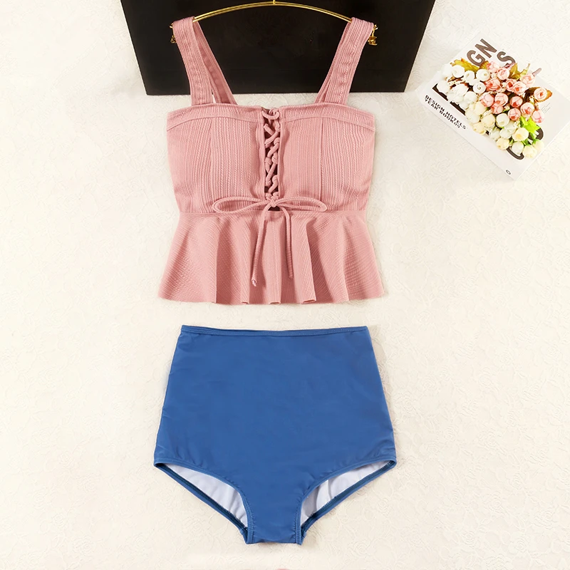 Women High Waist may female beach bikini sports swimsuit two piece Swimwear Swimuit Retro Beachewear Brazilian Bathing Suits Swi
Women High Waist may female beach bikini sports swimsuit two piece Swimwear Swimuit Retro Beachewear Brazilian Bathing Suits Swi