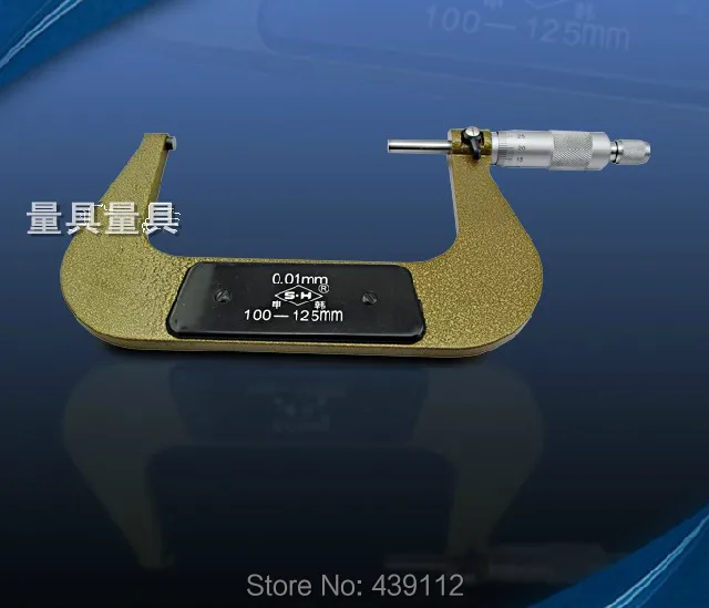 free shipping Mechanical Outside micrometer,micrometer calipers range 100-125MM resolution 0.01mm Screw micrometer
free shipping Mechanical Outside micrometer,micrometer calipers range 100-125MM resolution 0.01mm Screw micrometer