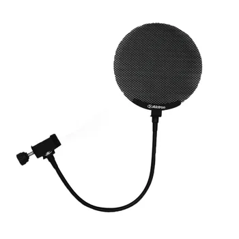 Musan Alctron 13.5cm Metal Microphone Pop Filter with 30cm Flexible Swivel Mount Mic Pop for blue yeti Microphone Recording
Musan Alctron 13.5cm Metal Microphone Pop Filter with 30cm Flexible Swivel Mount Mic Pop for blue yeti Microphone Recording