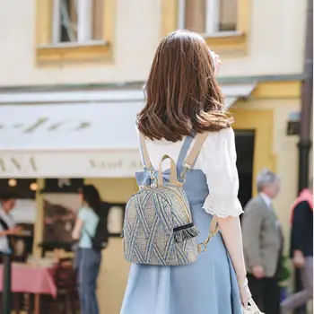 Backpack Women Pu Weaving Leather Female Backpacks Teenager School Mochila Feminina Rucksack Mochilas Mujer mochila 2019 New
Backpack Women Pu Weaving Leather Female Backpacks Teenager School Mochila Feminina Rucksack Mochilas Mujer mochila 2019 New