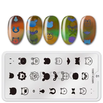 Cartoon Animal Series Nail Art Stamp Template Image Plate 3D Pattern Nail Stamping Plate with White Pad
Cartoon Animal Series Nail Art Stamp Template Image Plate 3D Pattern Nail Stamping Plate with White Pad