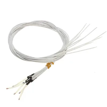 5pcs 100k Ohm NTC 3950 Thermistor Heat Temperature Sensor with 1m Wire For RepRap 3D Printer Bed Hot End
5pcs 100k Ohm NTC 3950 Thermistor Heat Temperature Sensor with 1m Wire For RepRap 3D Printer Bed Hot End