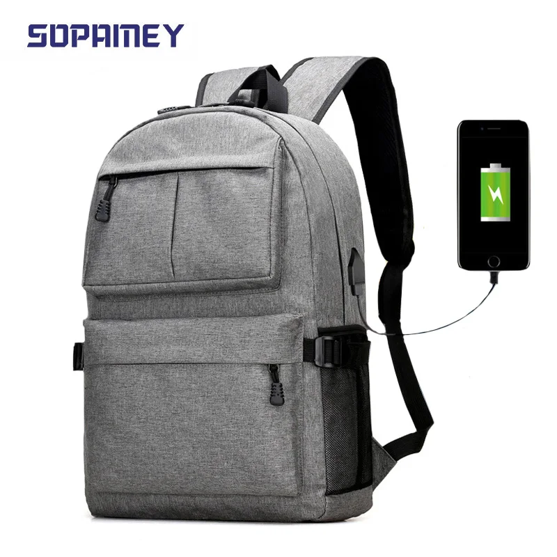 SOPAMEY New USB Unisex Backpack Book Bags for School Backpack Casual Rucksack Daypack Oxford Canvas Laptop Fashion Man Backpacks
SOPAMEY New USB Unisex Backpack Book Bags for School Backpack Casual Rucksack Daypack Oxford Canvas Laptop Fashion Man Backpacks