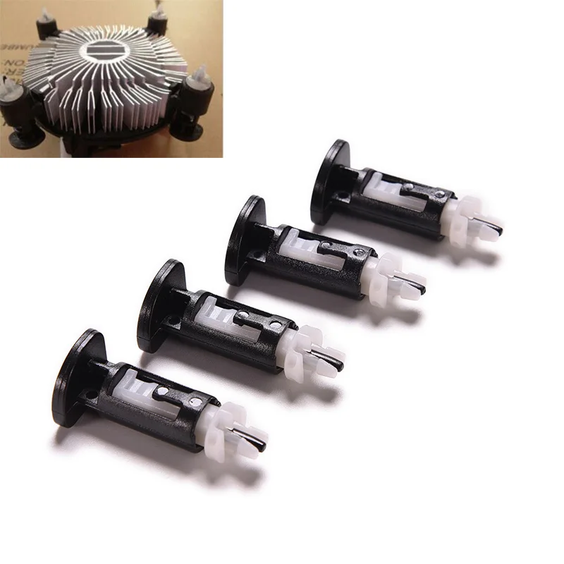 Plastic Push Screw Cooler Fan Fastener for Intel Plastic Mounting Clip for Intel CPU Coolers CPU Heatsink Mount Pin
Plastic Push Screw Cooler Fan Fastener for Intel Plastic Mounting Clip for Intel CPU Coolers CPU Heatsink Mount Pin