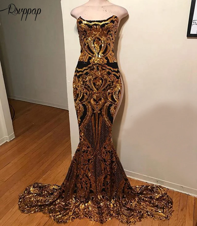 Long Sparkly Prom Dresses 2019 Sexy Mermaid Sleeveless African Black Girl Gold Sequin Party Women Prom Dress
Long Sparkly Prom Dresses 2019 Sexy Mermaid Sleeveless African Black Girl Gold Sequin Party Women Prom Dress