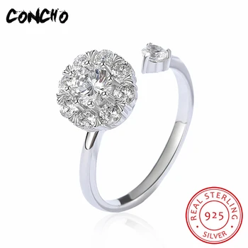 2018 Rushed New Bands Trendy Party Zircon Anel Feminino Concho Jewelry 925 Sterling Geometric Turn Rings For Women
2018 Rushed New Bands Trendy Party Zircon Anel Feminino Concho Jewelry 925 Sterling Geometric Turn Rings For Women