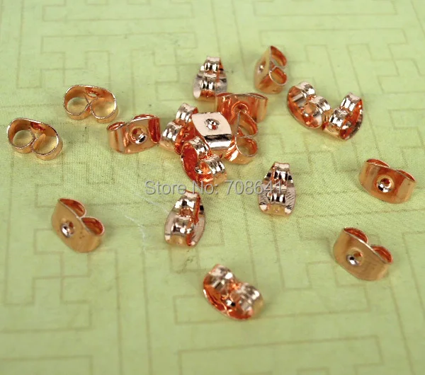 4x5.5mm Butterfly Earring Backs Earplug Earplugs Stud Stoppers Plugs Findings Settings Multi-color Plated | Украшения и