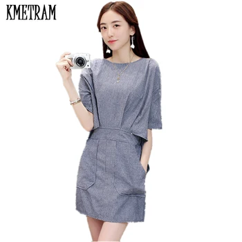 Spring Women Dress 2020 Summer Womens Clothing European Style Fashion Blue Striped Vintage Dresses Loose Causal Vestidos YJZ013
Spring Women Dress 2020 Summer Womens Clothing European Style Fashion Blue Striped Vintage Dresses Loose Causal Vestidos YJZ013
