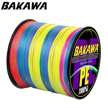 BAKAWA 4 Strands Super Strong Japanes PE Braided Fishing Line Multifilament Line 300M Braided Cord for Fishing Equipment 12-85LB
BAKAWA 4 Strands Super Strong Japanes PE Braided Fishing Line Multifilament Line 300M Braided Cord for Fishing Equipment 12-85LB